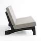 preview thumbnail 52 of 102, Beach-Style Outdoor Teak Club Chair Set Loveseate with Plush All-Weather Cushions