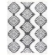 preview thumbnail 42 of 136, SAFAVIEH Moroccan Tassel Shag Iulieana Boho Tribal 2-inch Thick Rug 10' x 14' - Dark Grey/Ivory - Rectangle