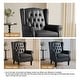 preview thumbnail 78 of 76, Button-Tufted Accent Chair Wingback Armchair - 38"H