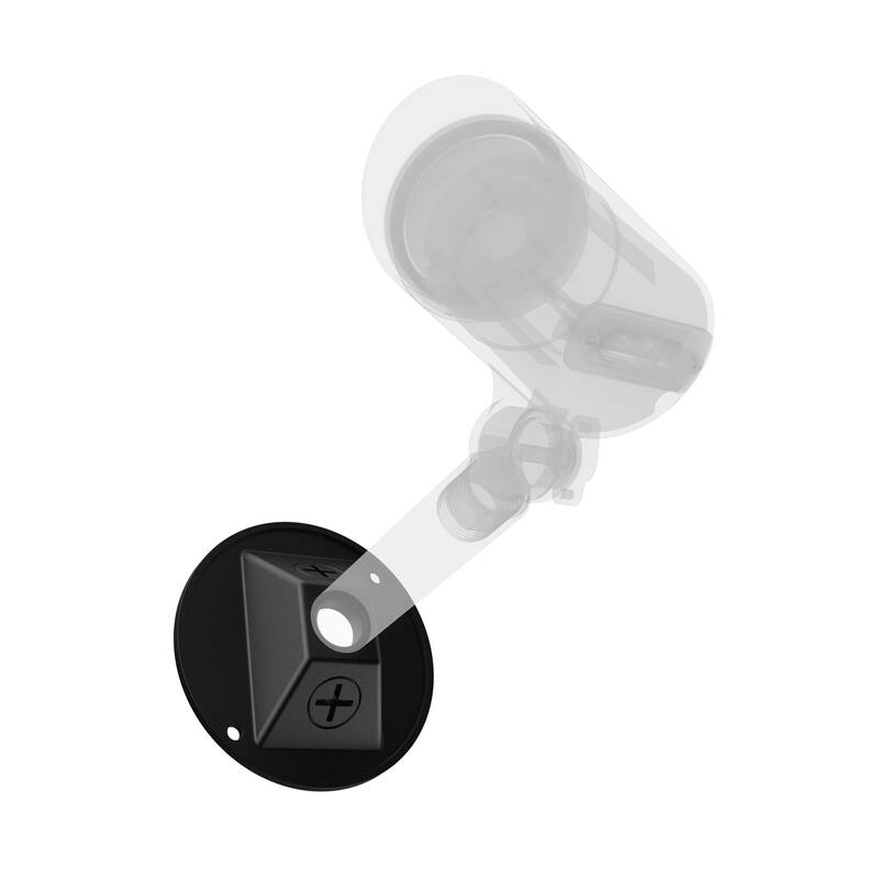 Landscape Spotlight Wall Mount - Black
