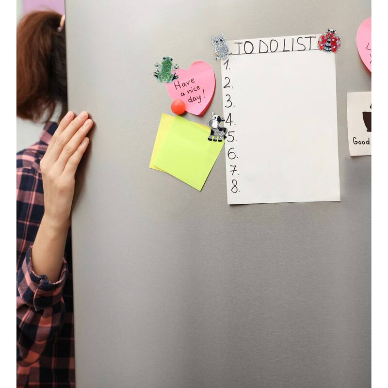 Aqua79 Sparkling Refrigerator Magnet Set Mix with Rhinestone - 4 Pcs - 1.25 inches