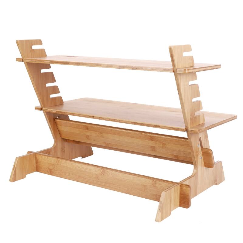 Standing Desk Converter Height-Adjustable Sit-stand Table Laptop Tray