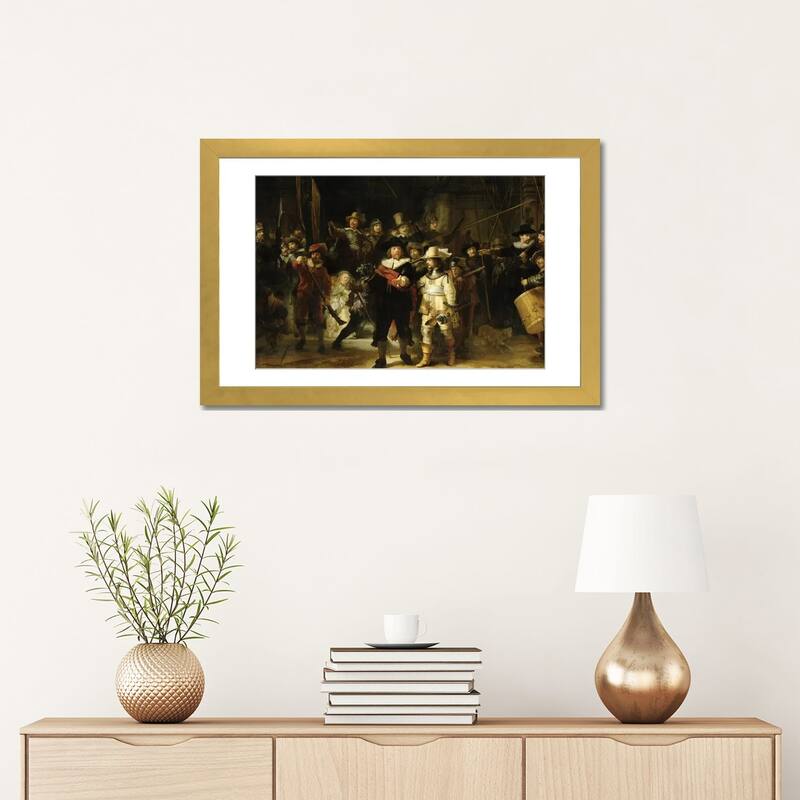 iCanvas "The Night Watch, 1642" by Rembrandt van Rijn