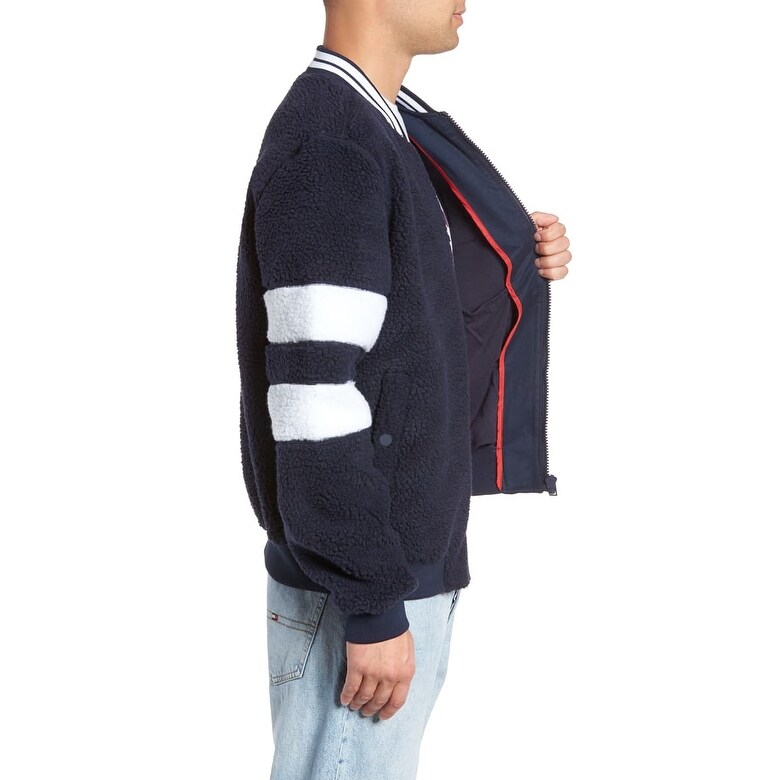 tommy jeans teddy bomber jacket