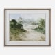 preview thumbnail 1 of 5, Uttermost Verdant Watercolor Landscape Print