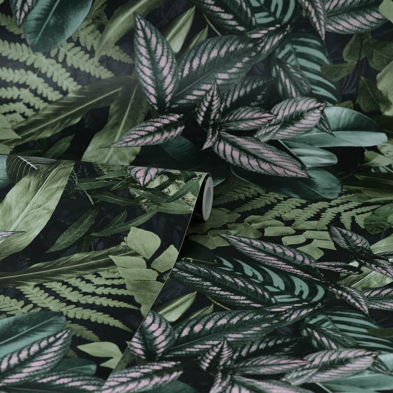 InHome Green Living Wall Peel & Stick Wallpaper