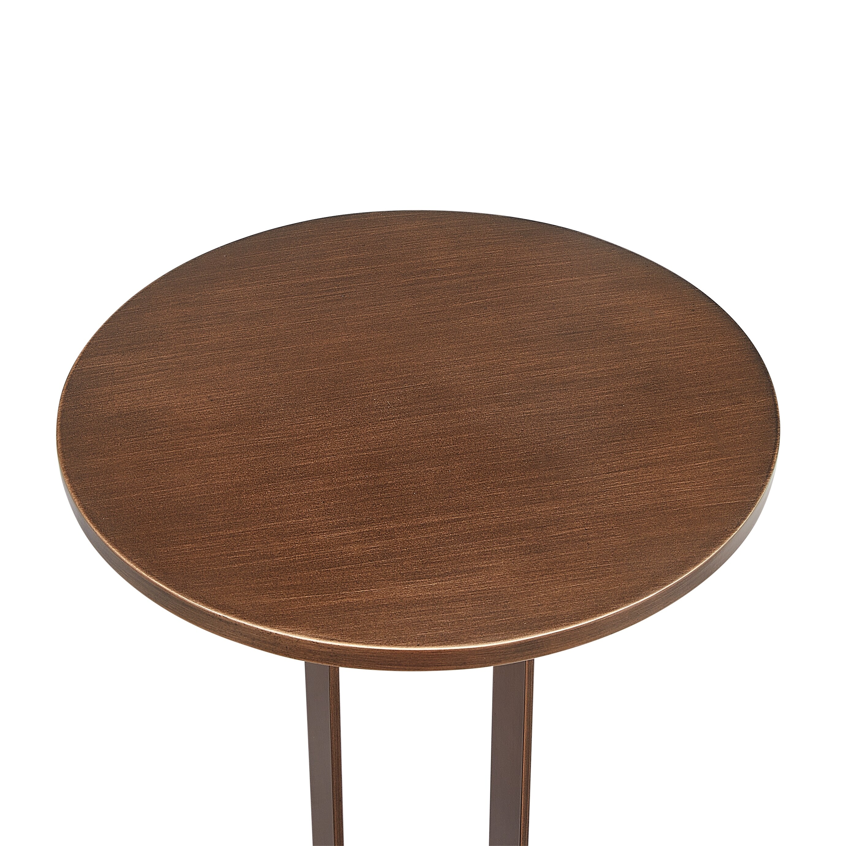 Tareel Antique Bronze Round Accent Table