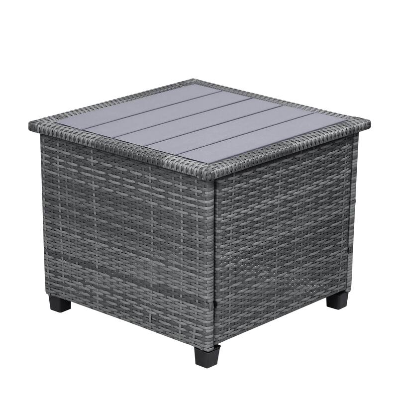 8Pieces Outdoor Garden Patio Furniture Sets for 56, Rattan Wicker Sectional Cushioned Sofa