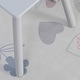 preview thumbnail 3 of 12, Qaba 3-Piece Set Kids Wooden Table Chairs Easy to Clean Gift for Boys Girls Toddlers Age 3 to 8 Years Old