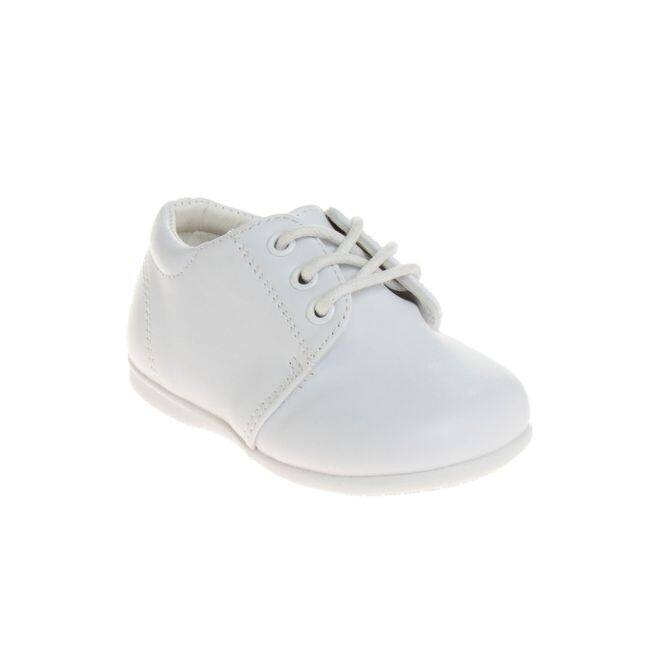 Josmo Shoes Baby Boys Laces Dress Shoes Infant Toddler - White - 7