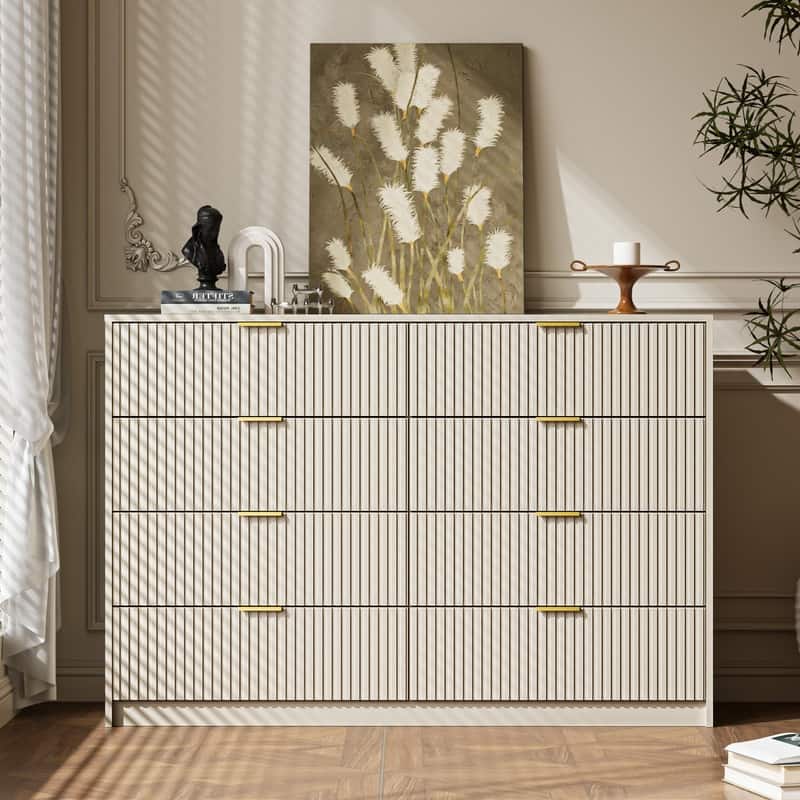 8-Drawer Double Dresser for Bedroom