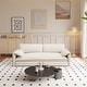preview thumbnail 7 of 82, 66" Queen Pull Out Sofa Bed, 3-in-1 Convertible Sleeper Sofa with Side Storage Beige