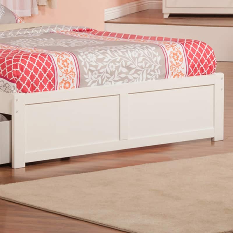 Concord Platform Bed with Footboard and Storage Drawers