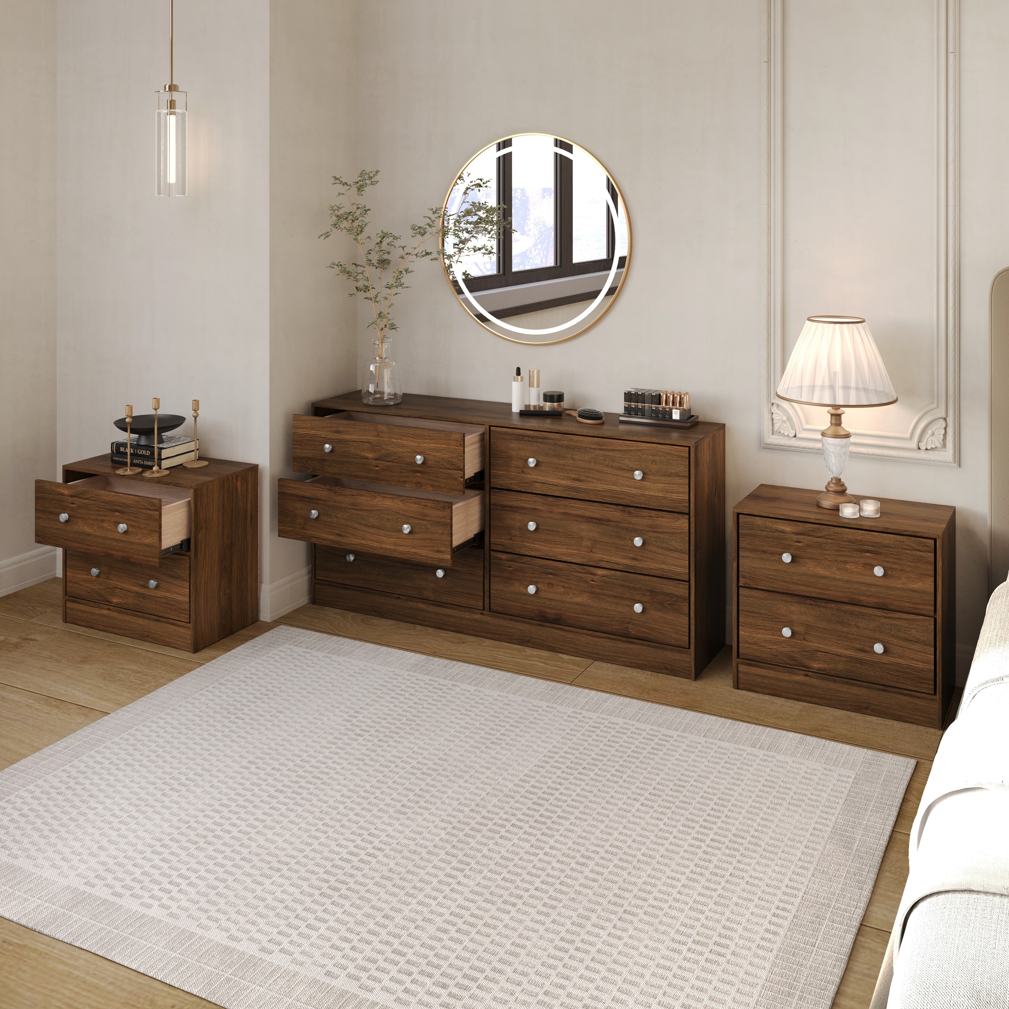 Clayfell Altoona Dresser with 2 Nightstands - Overstock - 43391822