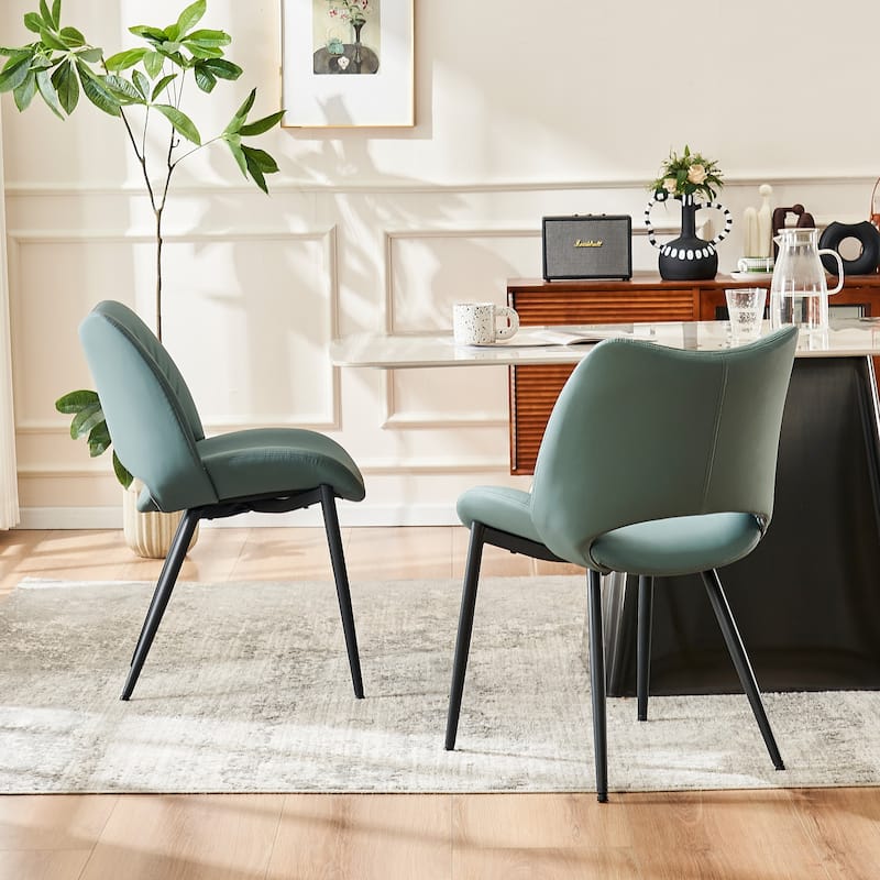 Modern Dining Kitchen Chairs Set of 2 Loads up to 300lbs