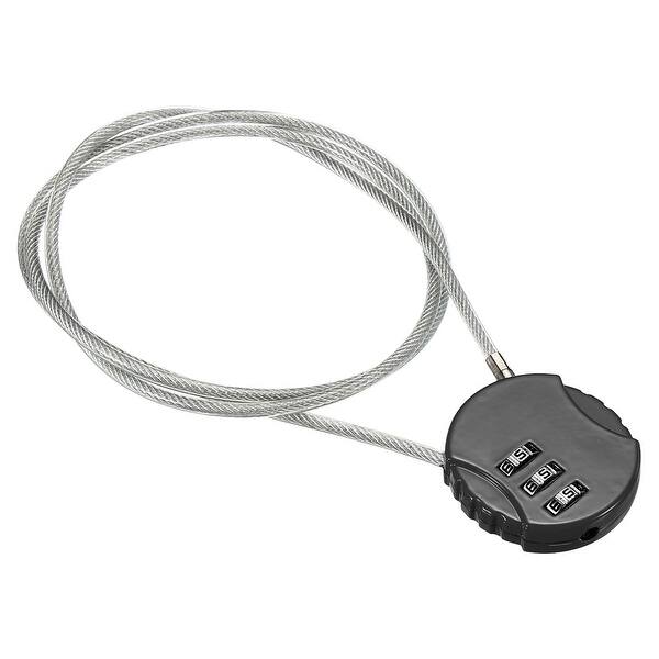 slide 2 of 15, Small Combination Lock 31.4 Inch, 1 Pcs 3 Digit Padlock for Gym Locker