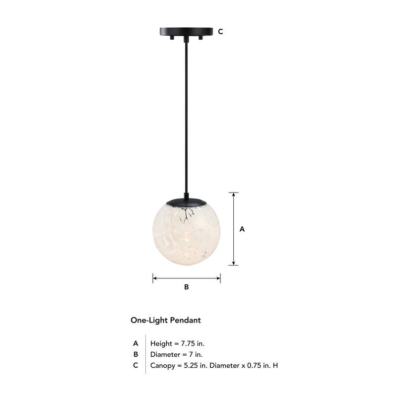 Designers Fountain D282M-7P Circo 7" Wide Mini Pendant