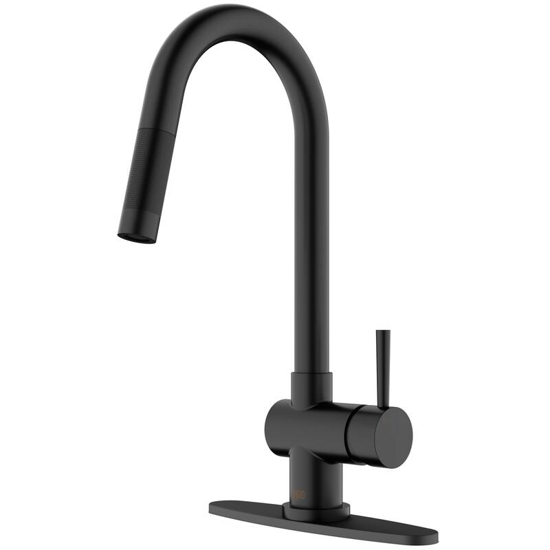 VIGO Gramercy 17" H Single Handle Pull-Down Spout Kitchen Faucet
