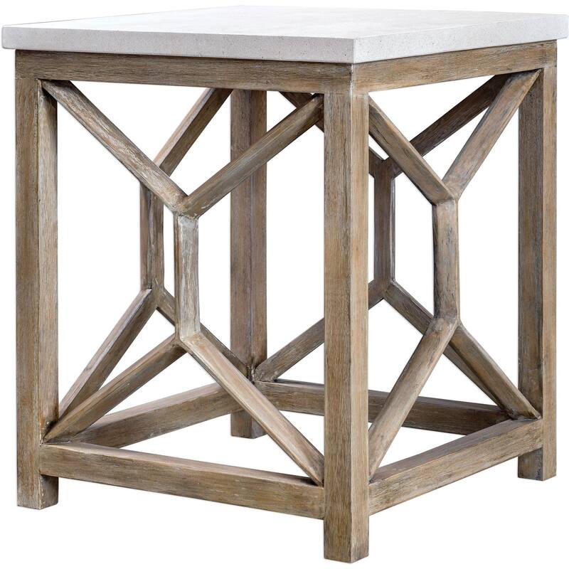 Uttermost Catali 22" Long Java Wood End Table