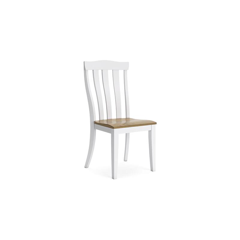 Signature Design by Ashley Ashbryn White/Brown Dining Table and 4 Chairs