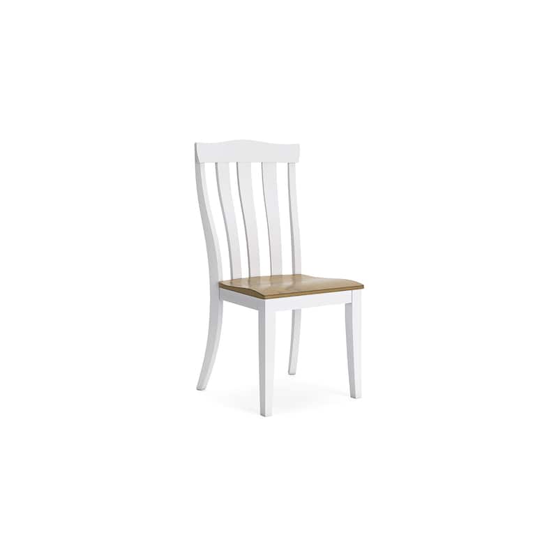 Signature Design by Ashley Ashbryn White/Natural Dining Table and 2 Chairs and Bench