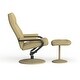preview thumbnail 3 of 27, Contemporary Multi-Position Recliner and Ottoman with Wrapped Base
