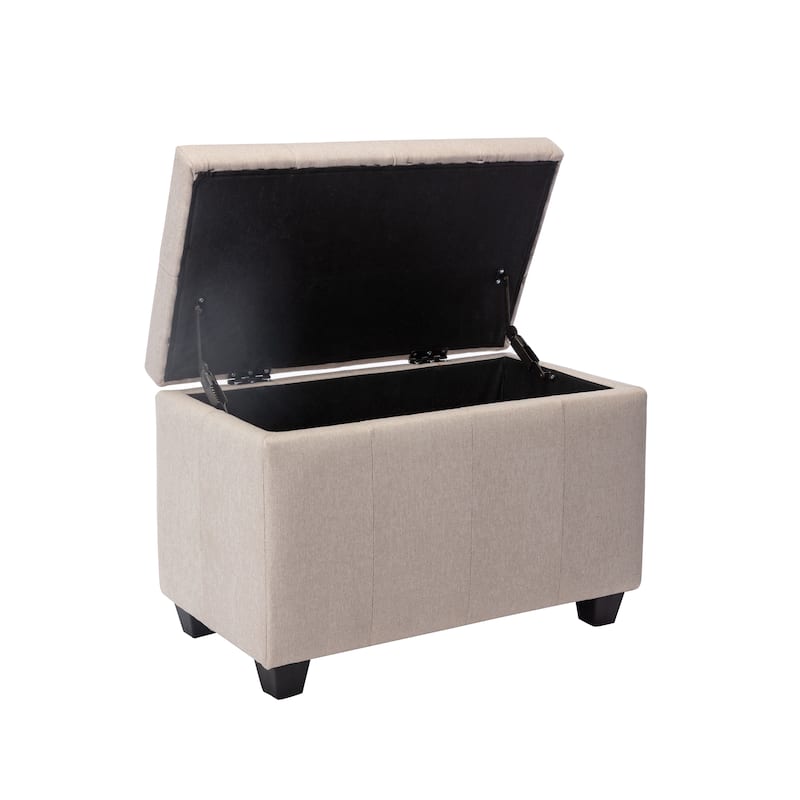 Porthos Home Vivi Fabric Flip Top Storage Bench