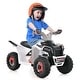 preview thumbnail 1 of 34, Costway Kids Ride on ATV 4 Wheeler Quad Toy Car 6V Battery Powered - See Details White