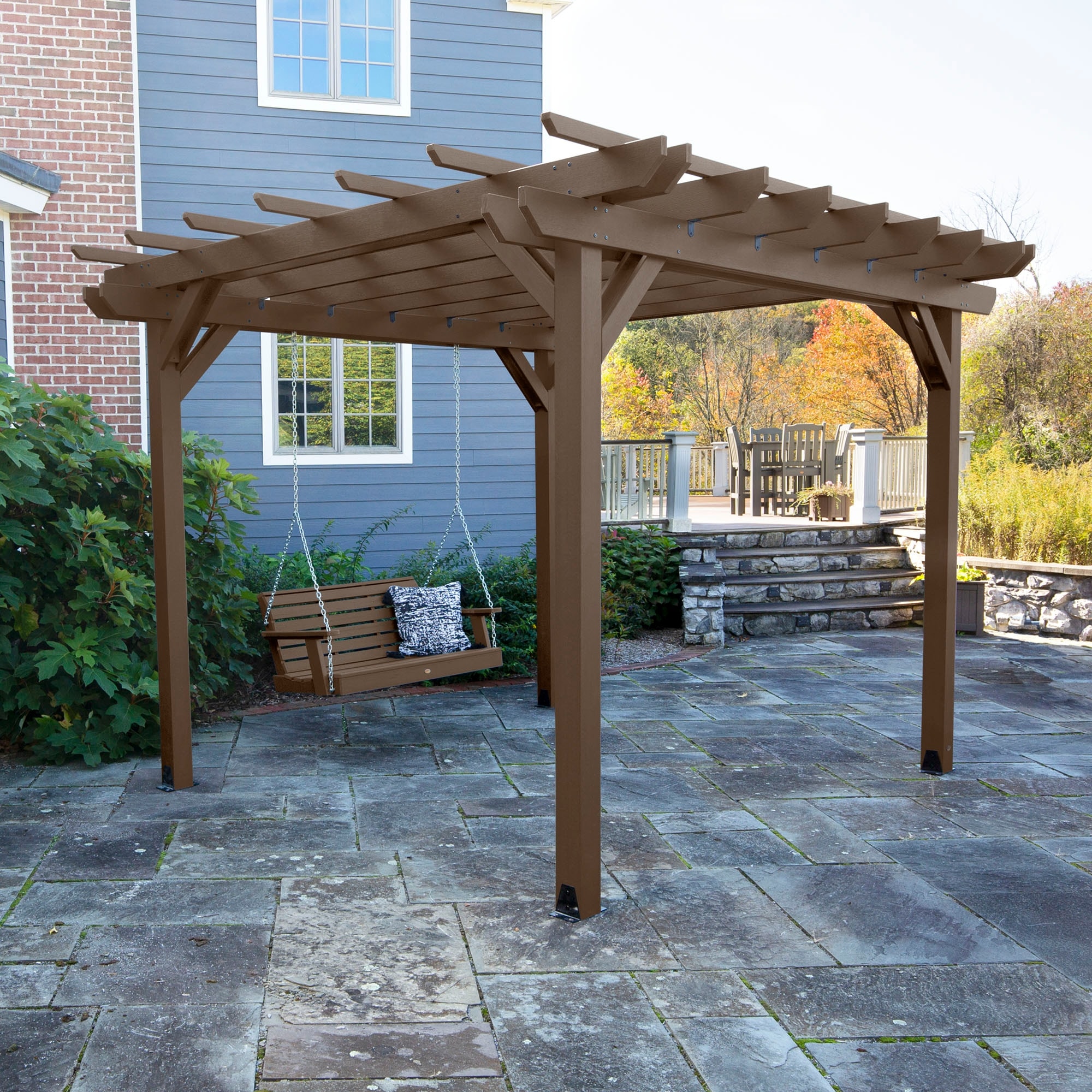 12x12 pergola deals with canopy
