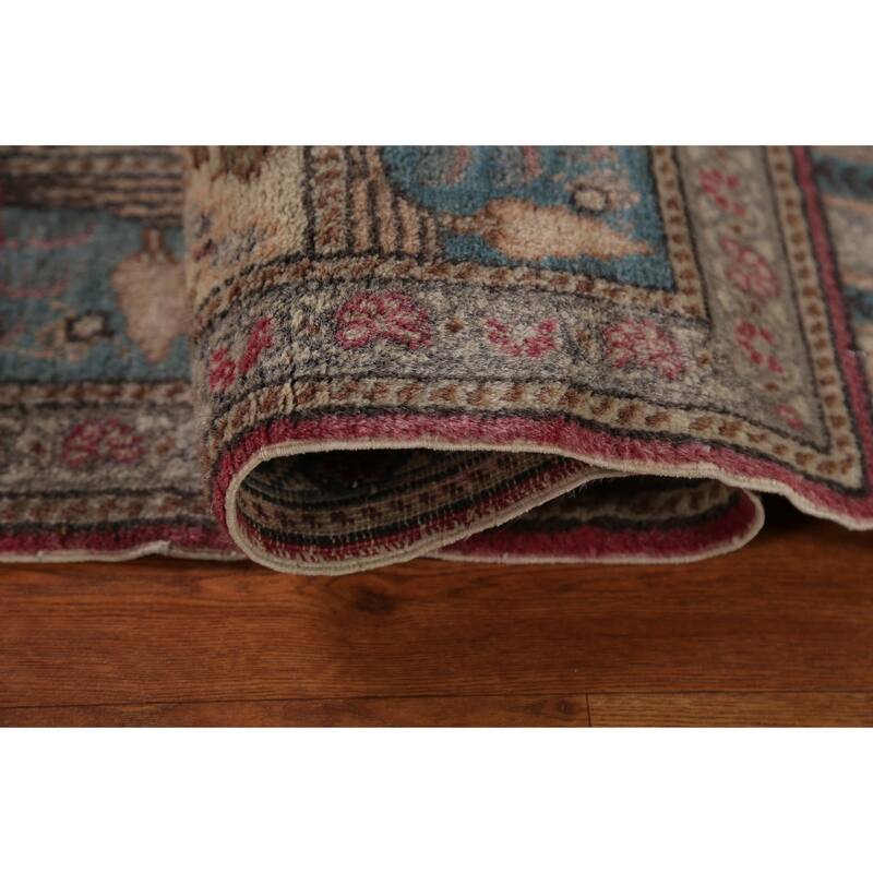 Vintage Anatolian Turkish Oriental Runner Rug Hand-knotted Wool Carpet - 3'0" x 8'8"