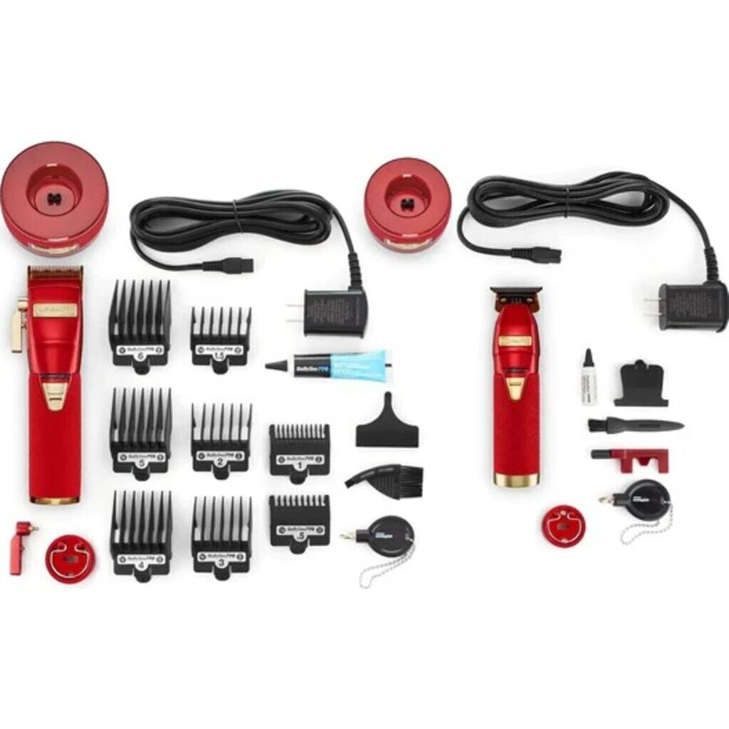 BaBylissPRO 限定バリカン トリマーセット レッド BaBylissPRO LimitedFX Boost+ Lithium Cordless Clipper & Cordless
