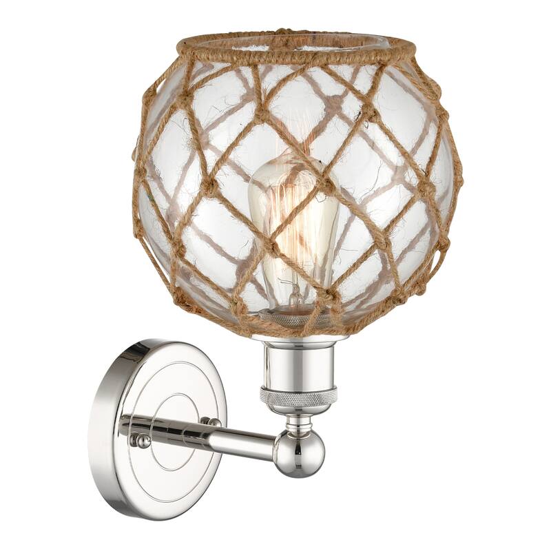 Innovations Lighting Endless Possibilities Edison - Farmhouse Rope - 1 Light 8" Sconce