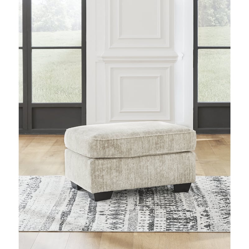 Signature Design by Ashley Lonoke Ottoman - Parchment