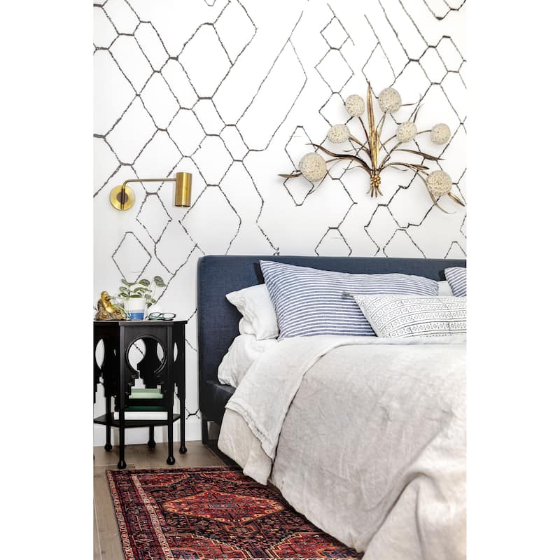 ECARPETGALLERY Hand-knotted Anatolian Dark Navy Wool Rug - 4'4 x 7'2