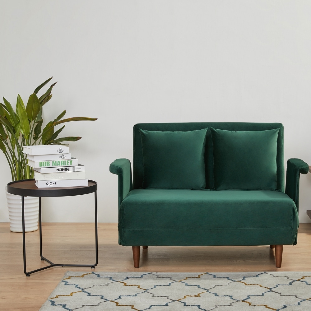 Green Velvet Futons Bed Bath Beyond