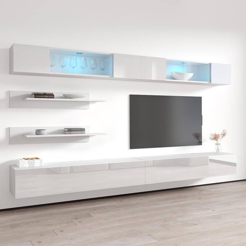 Fly I3 30TV Wall Mounted Floating Modern Entertainment Center