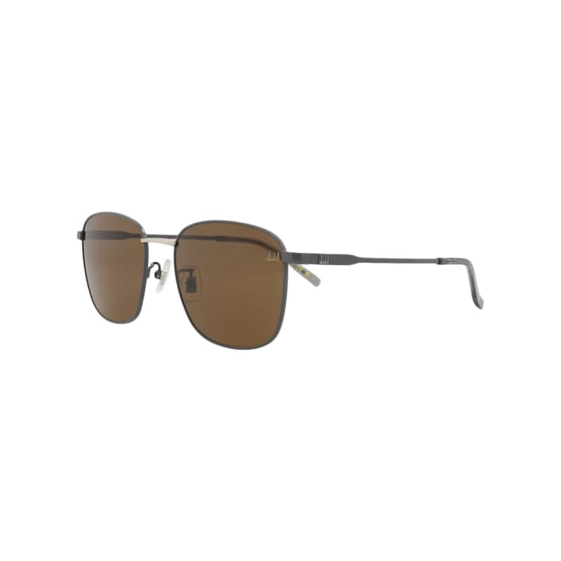 Dunhill Square-Frame Metal Sunglasses