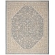 preview thumbnail 13 of 26, Nourison Harbor Indoor only High-Low Textured Area Rug 5'3" x 7'6" - Ivory/Blue