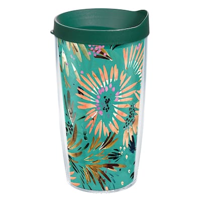 Tervis Kelly Ventura Autumn Garden Made in USA Double Walled Insulated Travel Tumbler, Classic