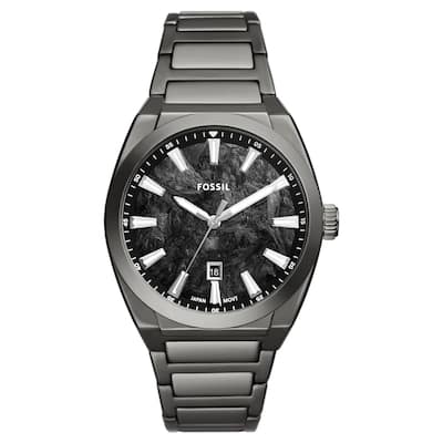 Fossil Men's Everett Black Dial Watch - FS6075 - 6 (36)