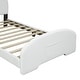 preview thumbnail 16 of 14, Twin Size PU Upholstered Platform Bed with Bear Shaped Headboard