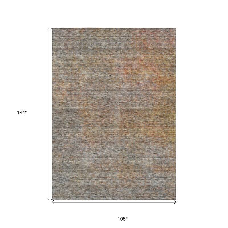HomeRoots Abstract Transitional Rectangle Outdoor Rug