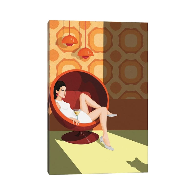 iCanvas "Intruder" by Artcatillustrated Canvas Print