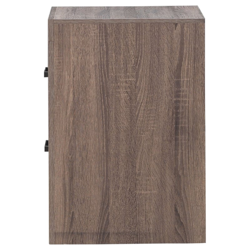 Brantford Farmhouse 2-drawer Wood Nightstand