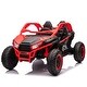 preview thumbnail 25 of 52, 24V Two-seater Kids Ride On UTV w/Parents Control,400W Super High Power,Four-Wheel Suspension,Bluetooth,MP3,USB,LED Light,Horn