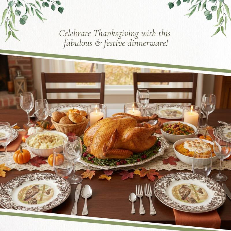 Spode Woodland Salad Plate Assorted Animals