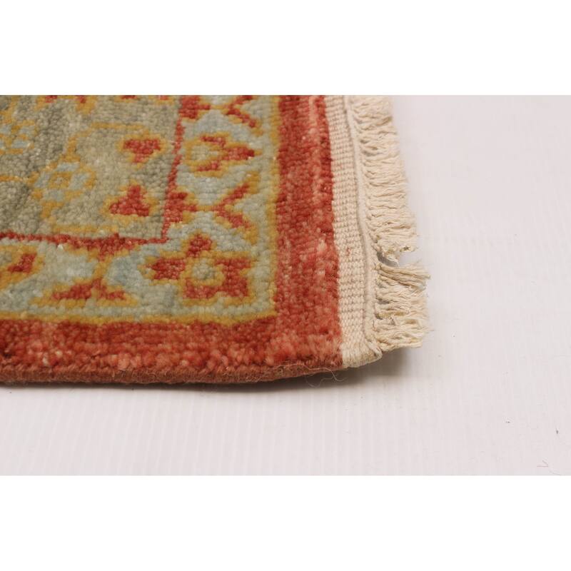 ECARPETGALLERY Hand-knotted Mamluk Dark Copper Wool Rug - 7'10 x 9'8