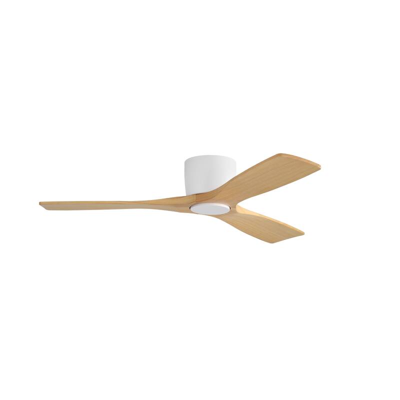 48Inch 3Blade Dc Motor Indoor Flush Mount Ceiling Fan With Remote