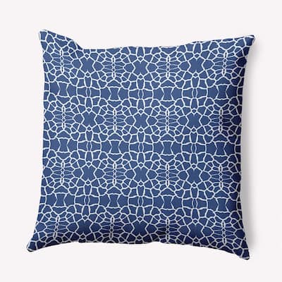 Tiny Giraffe Pattern Indoor/Outdoor Throw Pillow