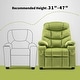 preview thumbnail 34 of 79, MCombo Big Kids Recliner Chair with Cup Holders , Velvet Fabric